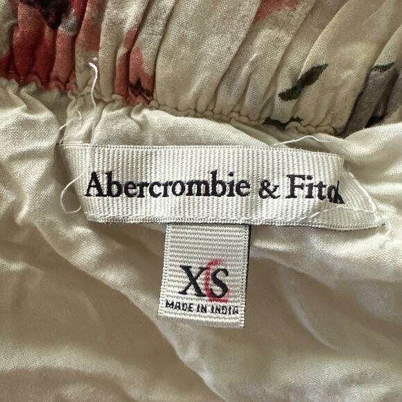 ABERCROMBIE FITCH Womens Skirt XS Floral Maxi Pull On Feminine Romantic Grunge - Picture 5 of 9